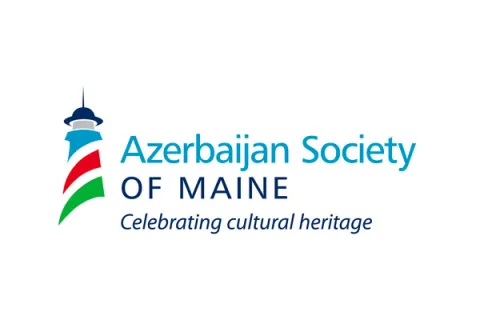 Azerbaijan Society of Maine; Celebrating cultural heritage lighthouse logo
