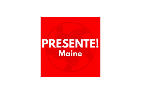 Presente! linked hands logo